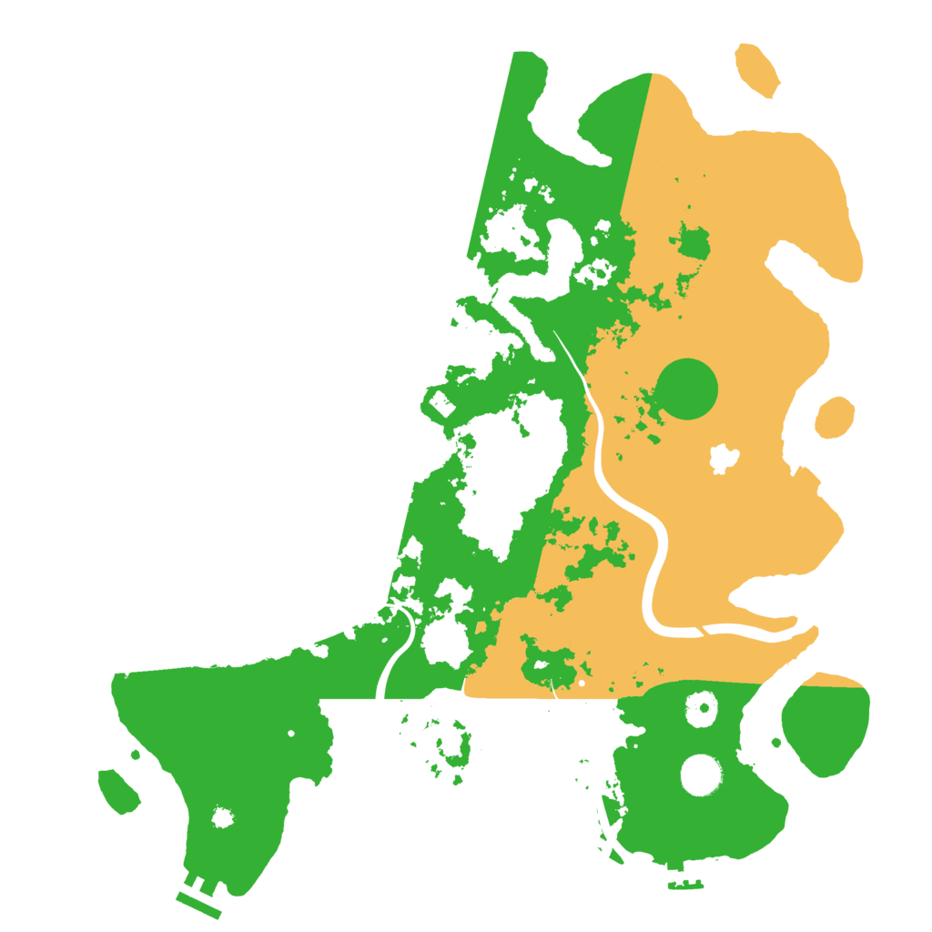 Biome Rust Map: Procedural Map, Size: 4000, Seed: 645654646