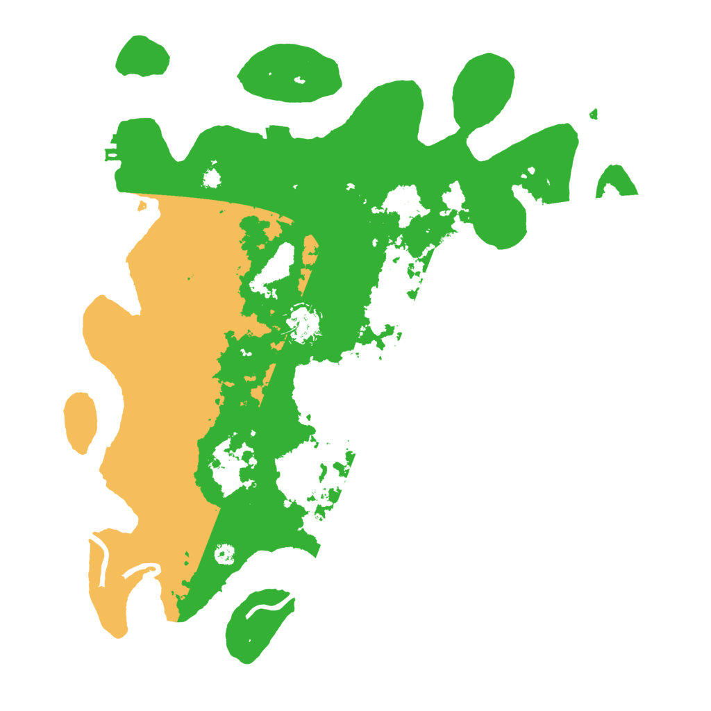 Biome Rust Map: Procedural Map, Size: 3500, Seed: 8966