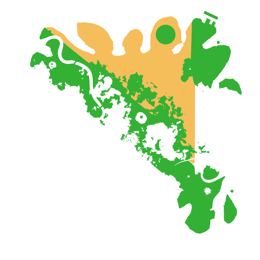 Biome Rust Map: Procedural Map, Size: 3500, Seed: 1868667877