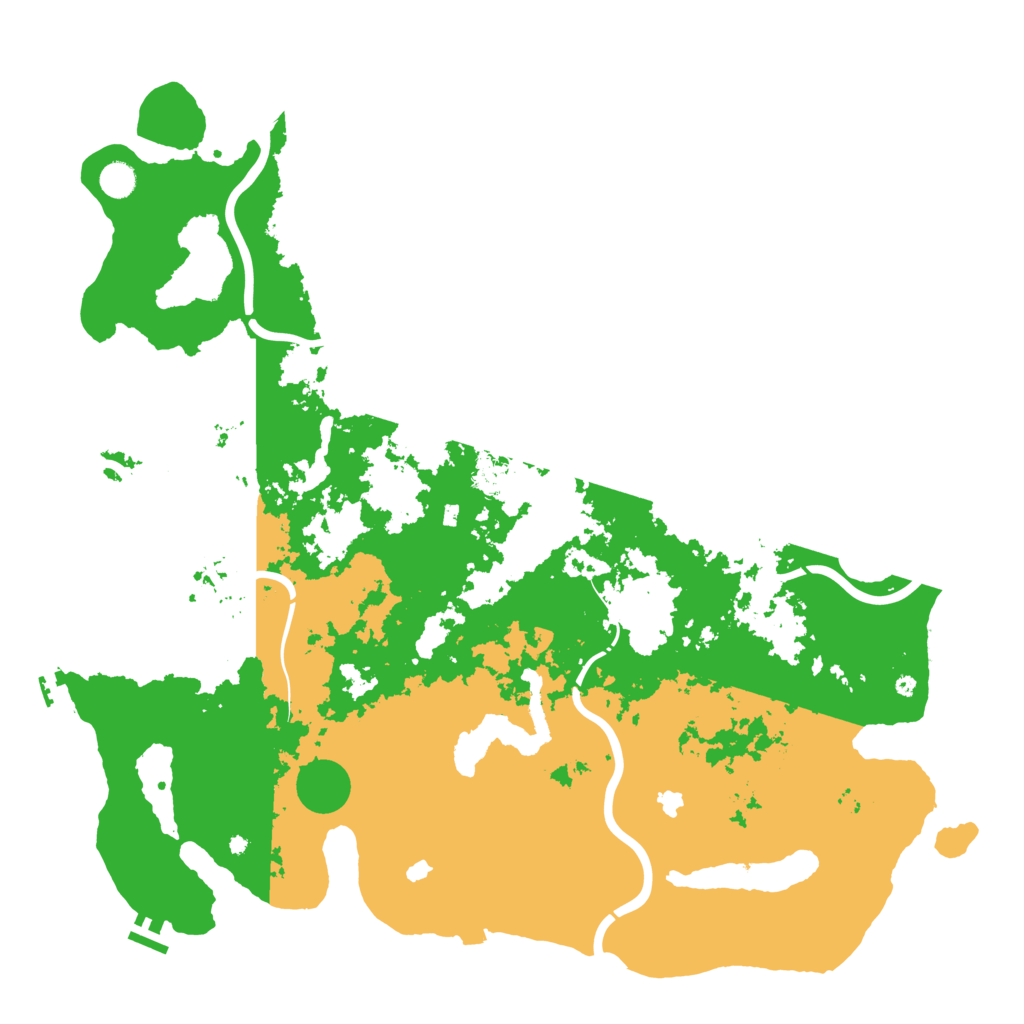 Biome Rust Map: Procedural Map, Size: 5000, Seed: 156936