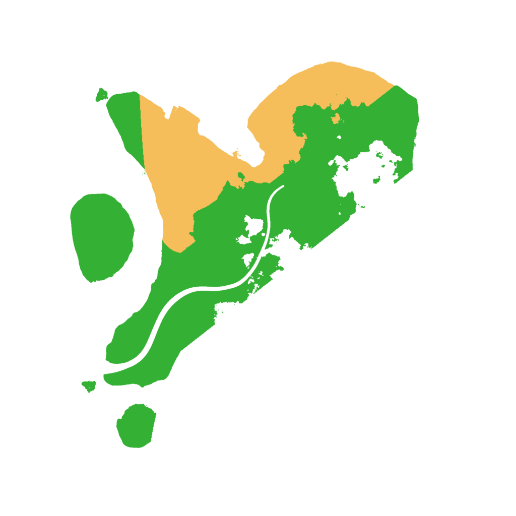 Biome Rust Map: Procedural Map, Size: 2000, Seed: 327977246