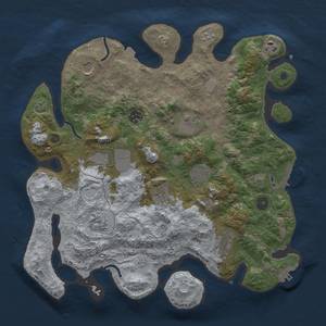 Thumbnail Rust Map: Procedural Map, Size: 3750, Seed: 320426191, 18 Monuments