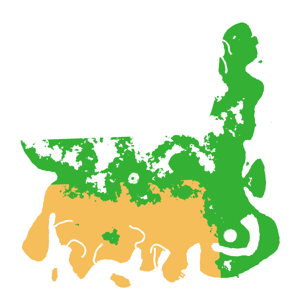 Biome Rust Map: Procedural Map, Size: 4100, Seed: 4009