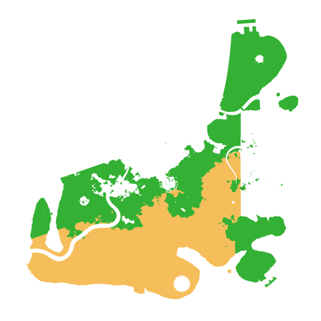 Biome Rust Map: Procedural Map, Size: 3500, Seed: 1147482294