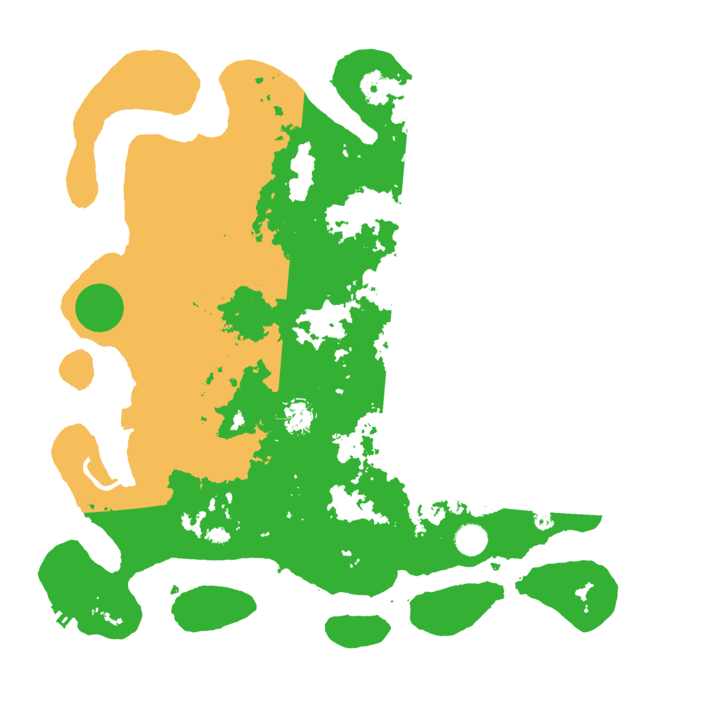 Biome Rust Map: Procedural Map, Size: 3850, Seed: 125599200