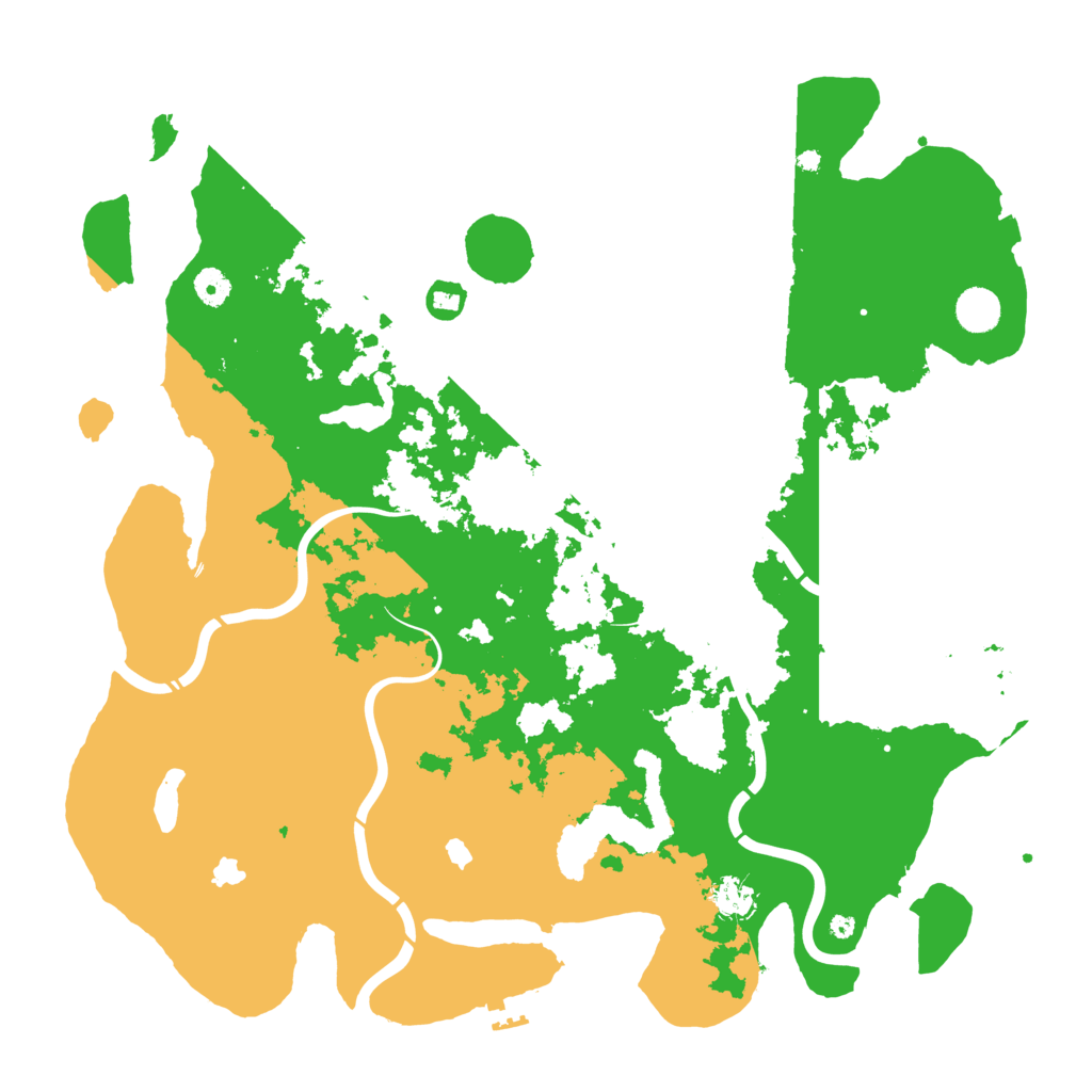 Biome Rust Map: Procedural Map, Size: 4500, Seed: 1027000733