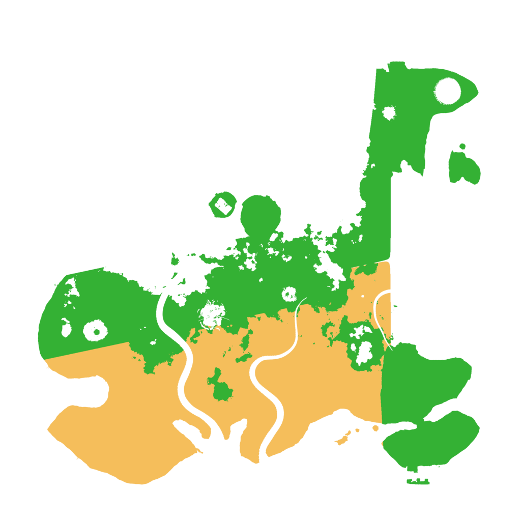 Biome Rust Map: Procedural Map, Size: 3500, Seed: 755048771