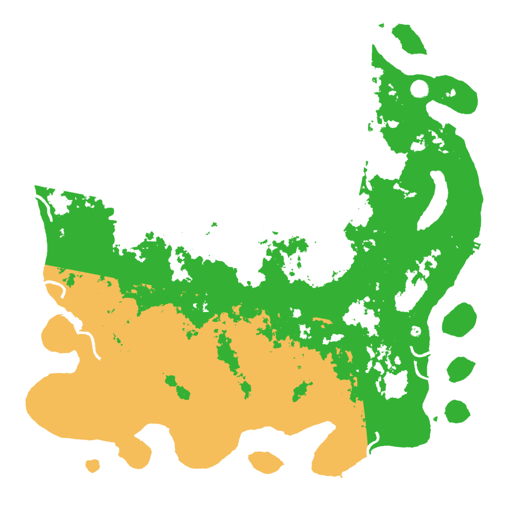 Biome Rust Map: Procedural Map, Size: 5000, Seed: 575465