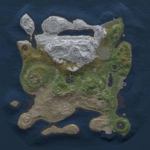 Thumbnail Rust Map: Procedural Map, Size: 2700, Seed: 1259180997, 12 Monuments