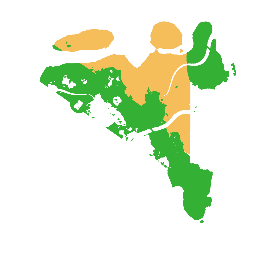 Biome Rust Map: Procedural Map, Size: 3000, Seed: 64278