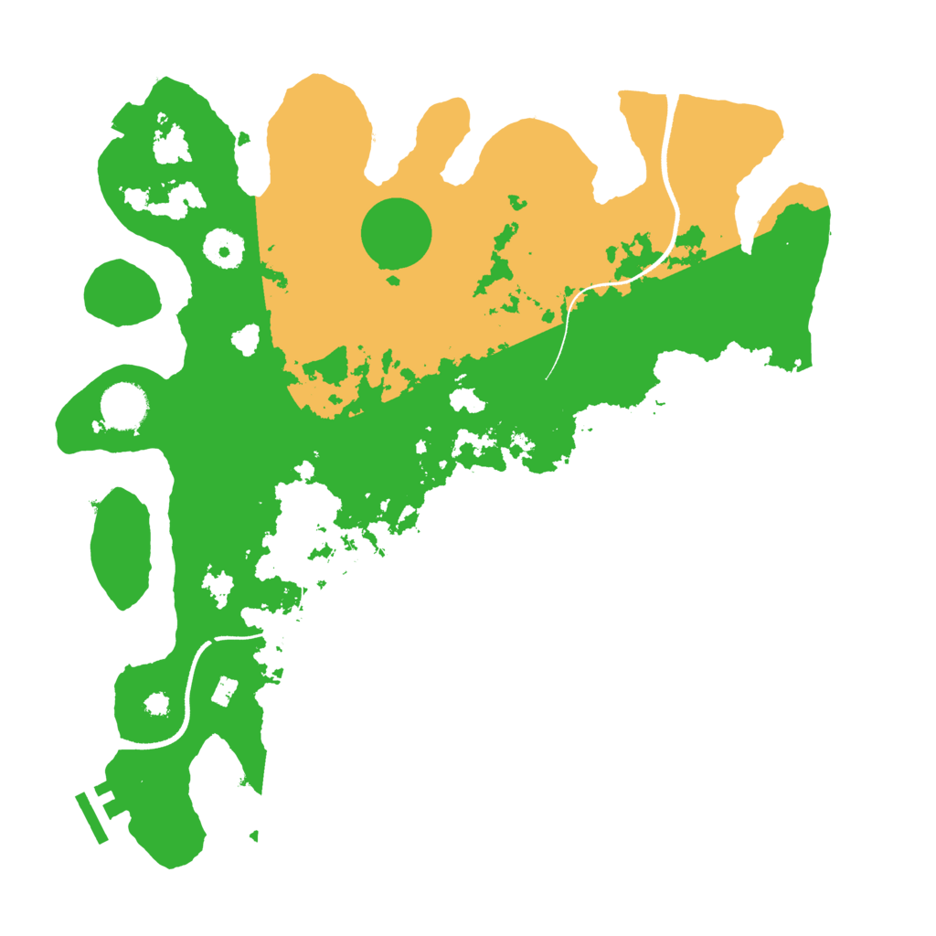 Biome Rust Map: Procedural Map, Size: 3500, Seed: 1346393665