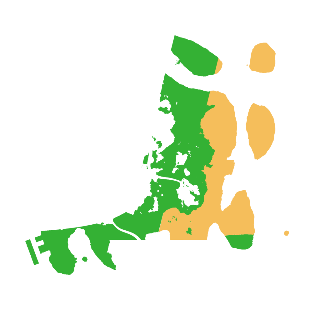 Biome Rust Map: Procedural Map, Size: 2500, Seed: 2067299805