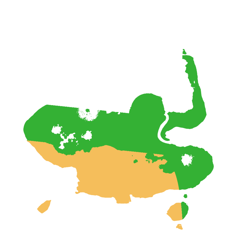 Biome Rust Map: Procedural Map, Size: 2000, Seed: 1677565483