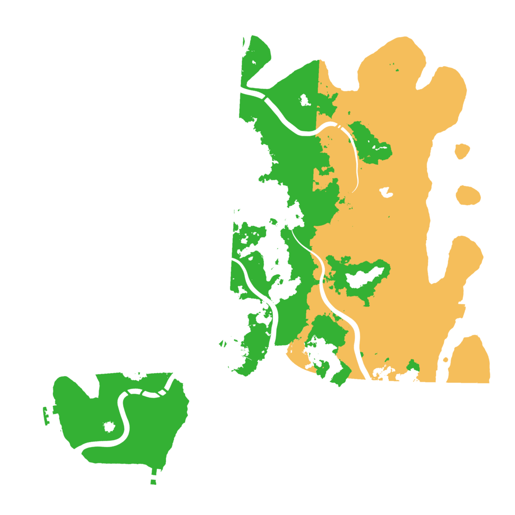 Biome Rust Map: Procedural Map, Size: 4250, Seed: 443059281