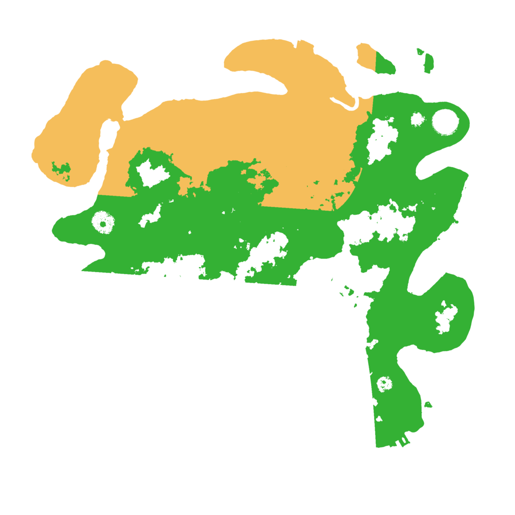 Biome Rust Map: Procedural Map, Size: 3500, Seed: 746114522