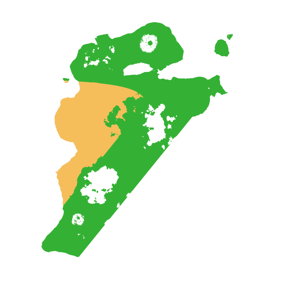 Biome Rust Map: Procedural Map, Size: 2500, Seed: 1899557510