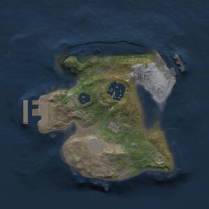 Thumbnail Rust Map: Procedural Map, Size: 1800, Seed: 507440009, 4 Monuments