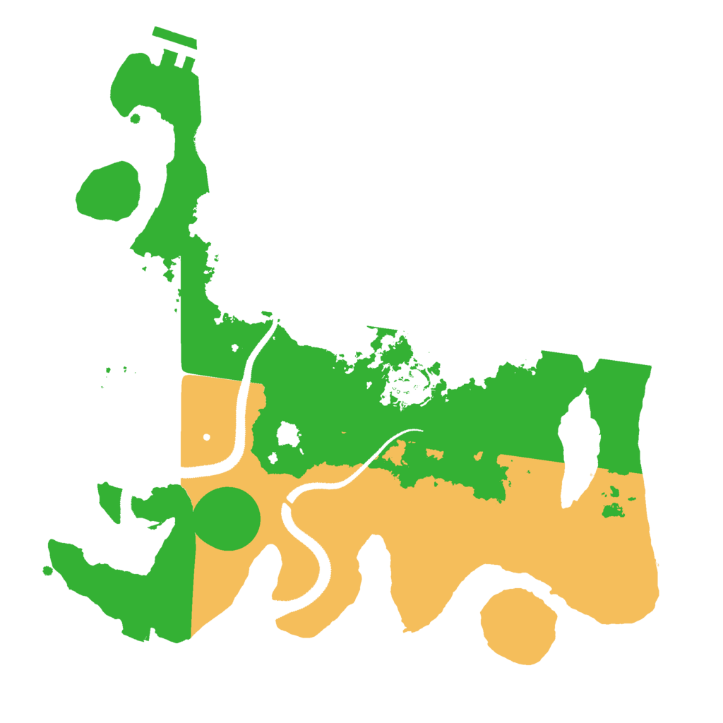 Biome Rust Map: Procedural Map, Size: 3000, Seed: 1190985976