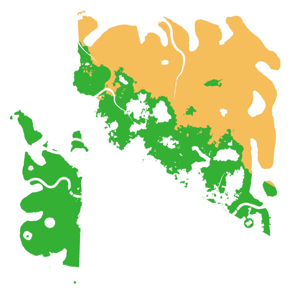 Biome Rust Map: Procedural Map, Size: 5000, Seed: 537979183