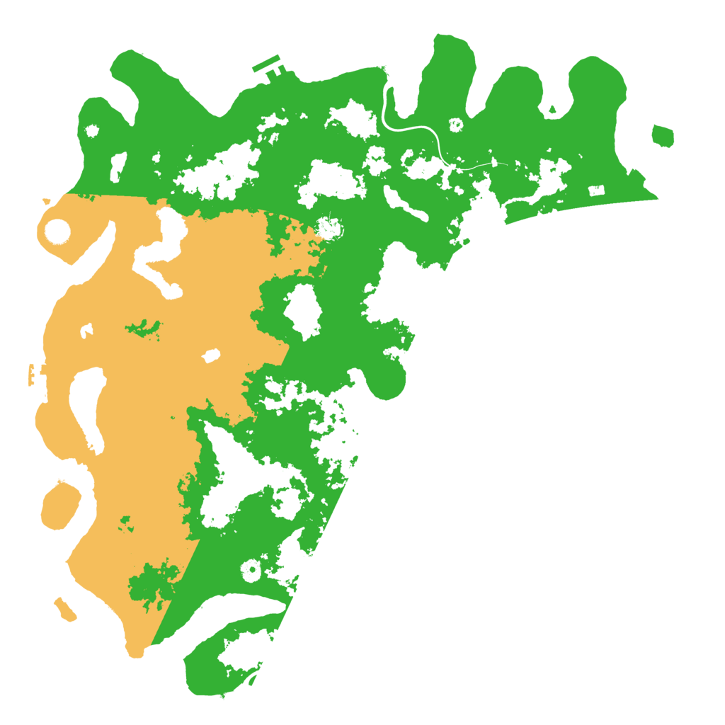 Biome Rust Map: Procedural Map, Size: 5000, Seed: 661430229