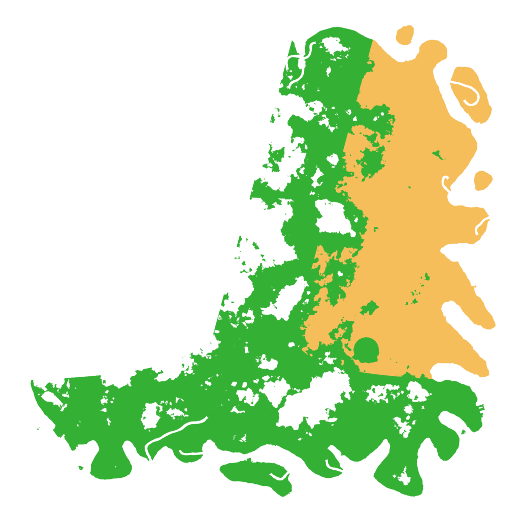 Biome Rust Map: Procedural Map, Size: 5500, Seed: 89310014
