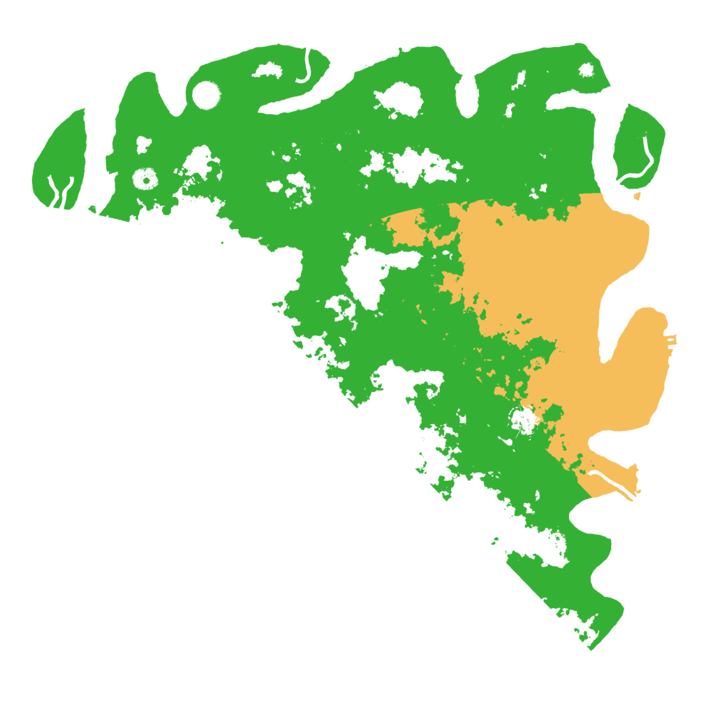 Biome Rust Map: Procedural Map, Size: 4500, Seed: 1285553673