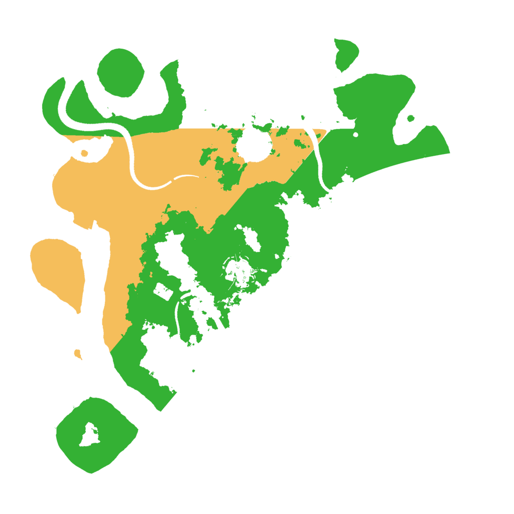 Biome Rust Map: Procedural Map, Size: 3000, Seed: 267179532