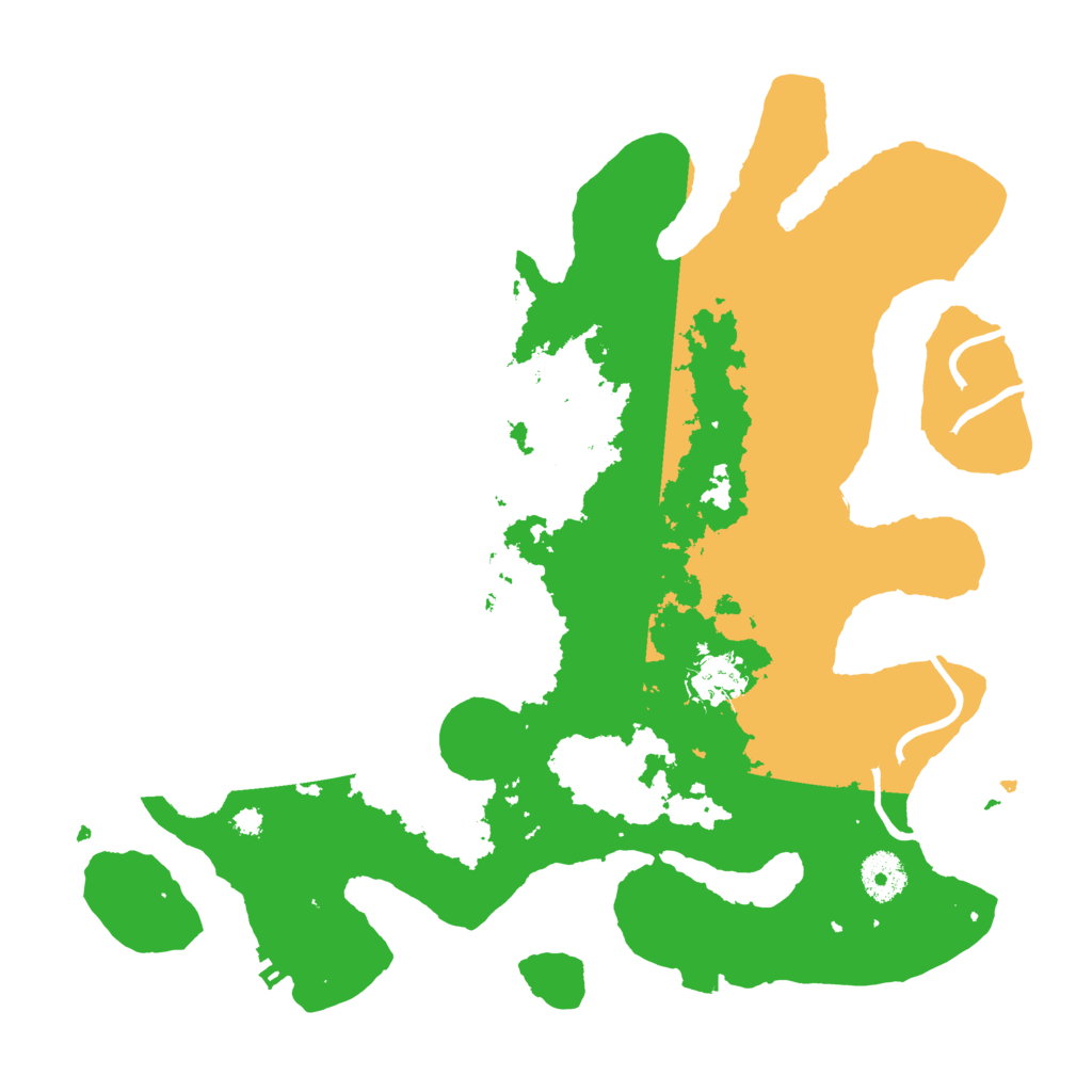 Biome Rust Map: Procedural Map, Size: 3500, Seed: 239034627