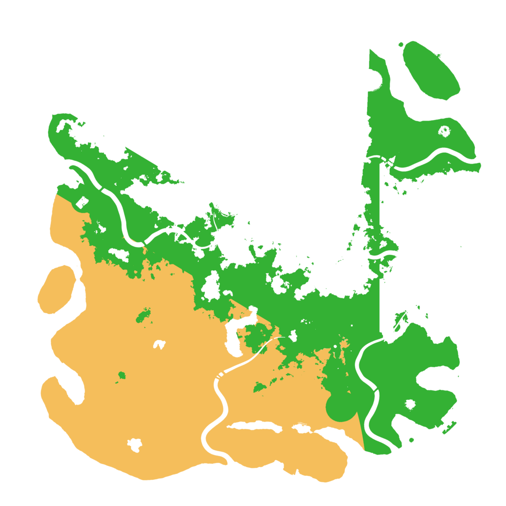 Biome Rust Map: Procedural Map, Size: 4500, Seed: 857525475
