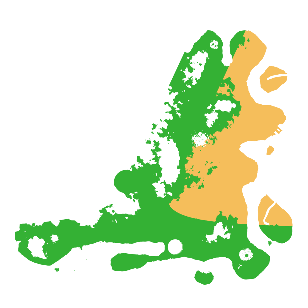 Biome Rust Map: Procedural Map, Size: 3650, Seed: 45225918