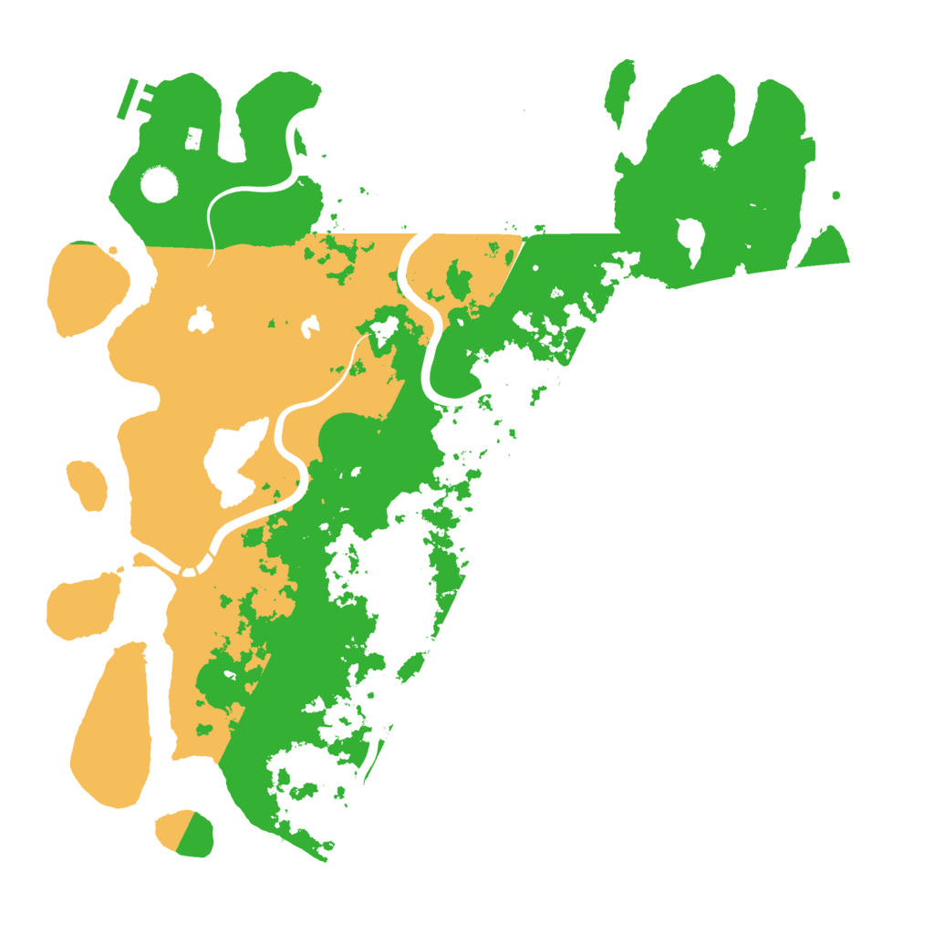 Biome Rust Map: Procedural Map, Size: 4500, Seed: 1294267451