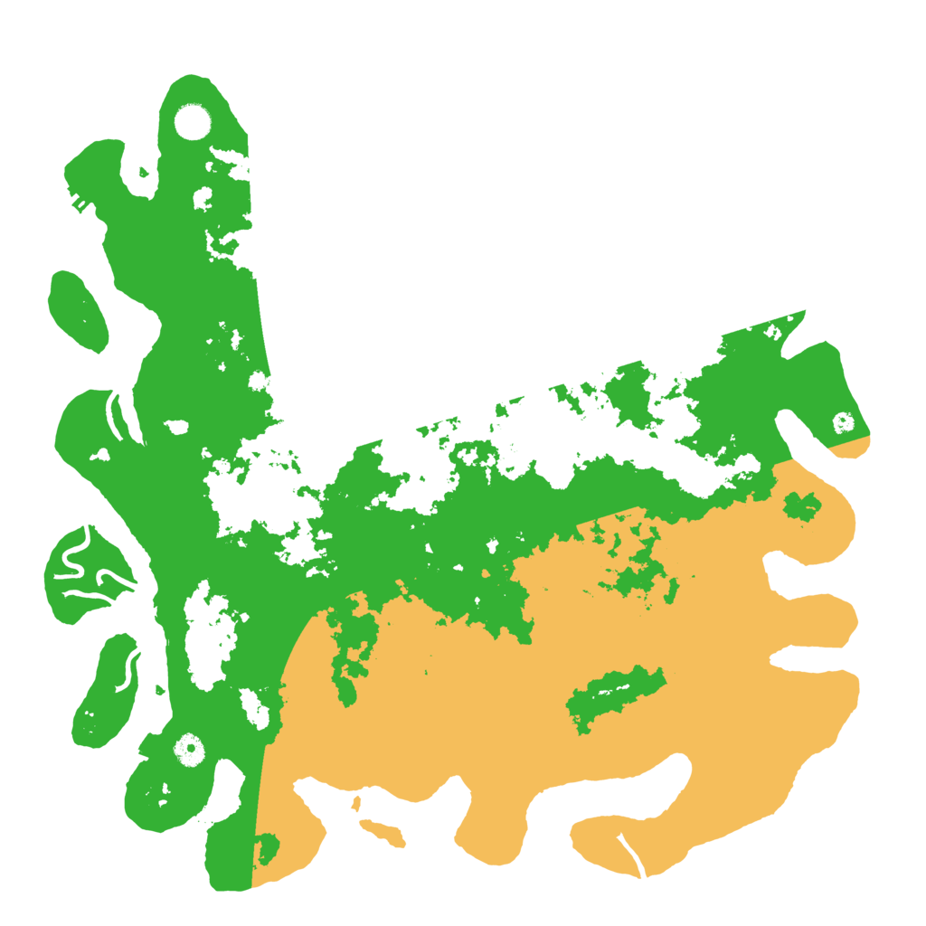 Biome Rust Map: Procedural Map, Size: 4500, Seed: 1817187574