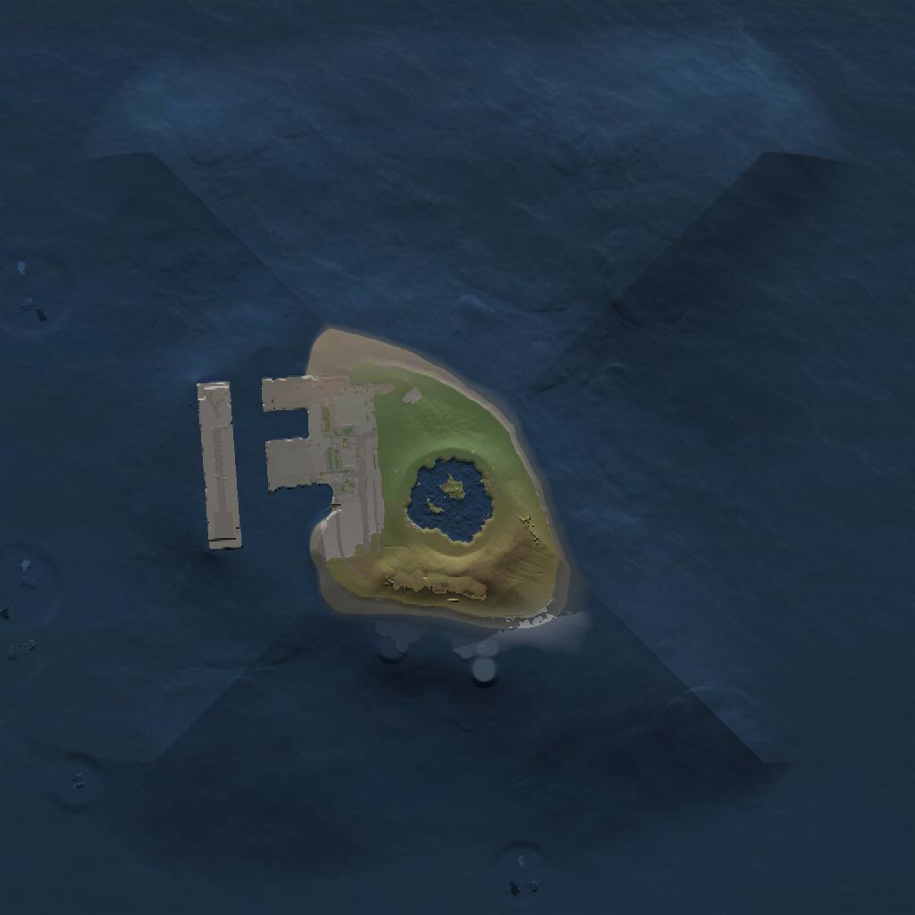 Rust Map: Procedural Map, Size: 1114, Seed: 510, 2 Monuments