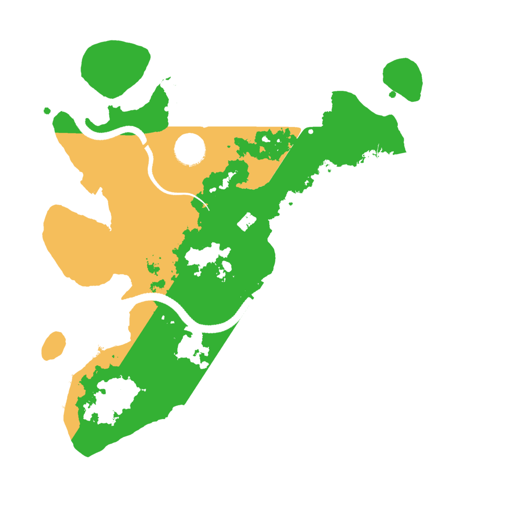 Biome Rust Map: Procedural Map, Size: 3000, Seed: 1333237400
