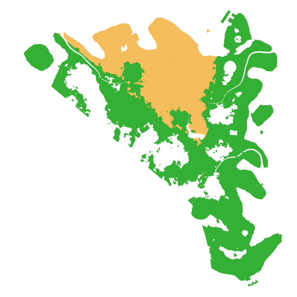 Biome Rust Map: Procedural Map, Size: 4250, Seed: 2051078049