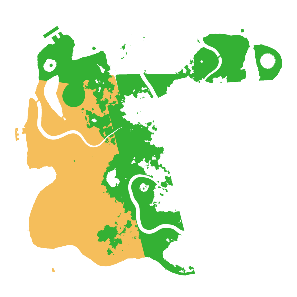 Biome Rust Map: Procedural Map, Size: 3500, Seed: 1754753319