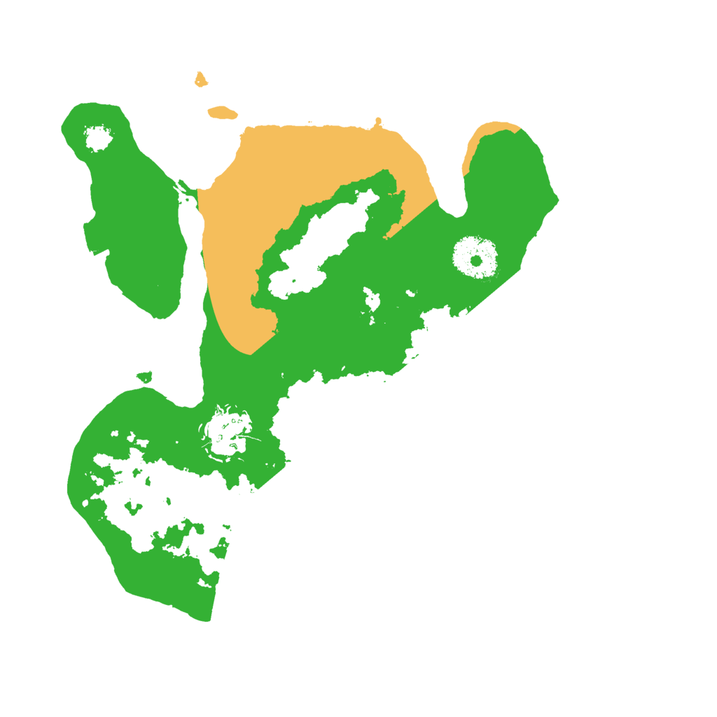 Biome Rust Map: Procedural Map, Size: 2500, Seed: 29041975
