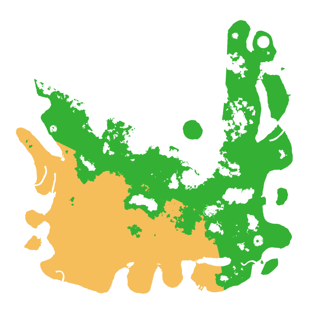 Biome Rust Map: Procedural Map, Size: 4500, Seed: 854010406