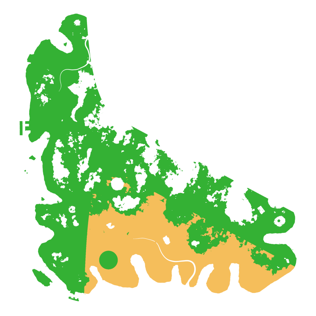 Biome Rust Map: Procedural Map, Size: 4500, Seed: 1248219095