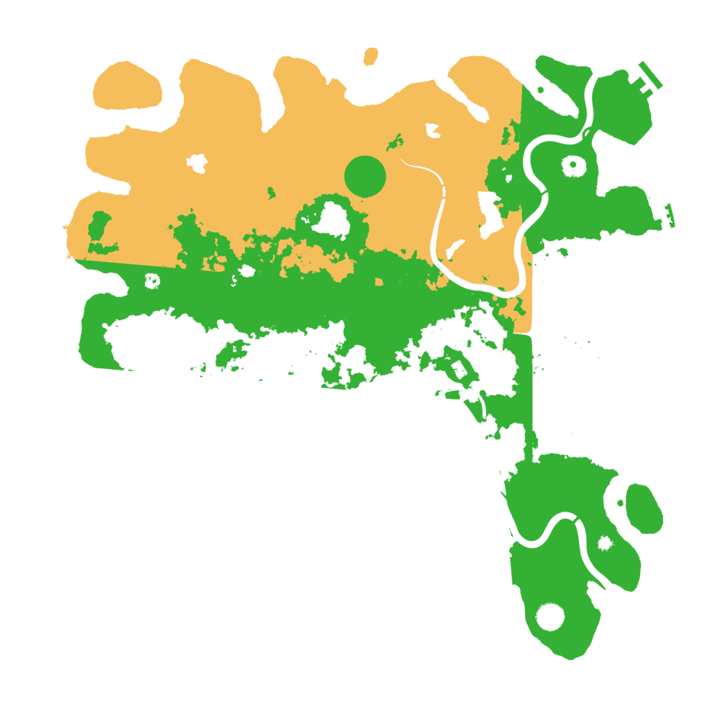 Biome Rust Map: Procedural Map, Size: 4500, Seed: 1023892603