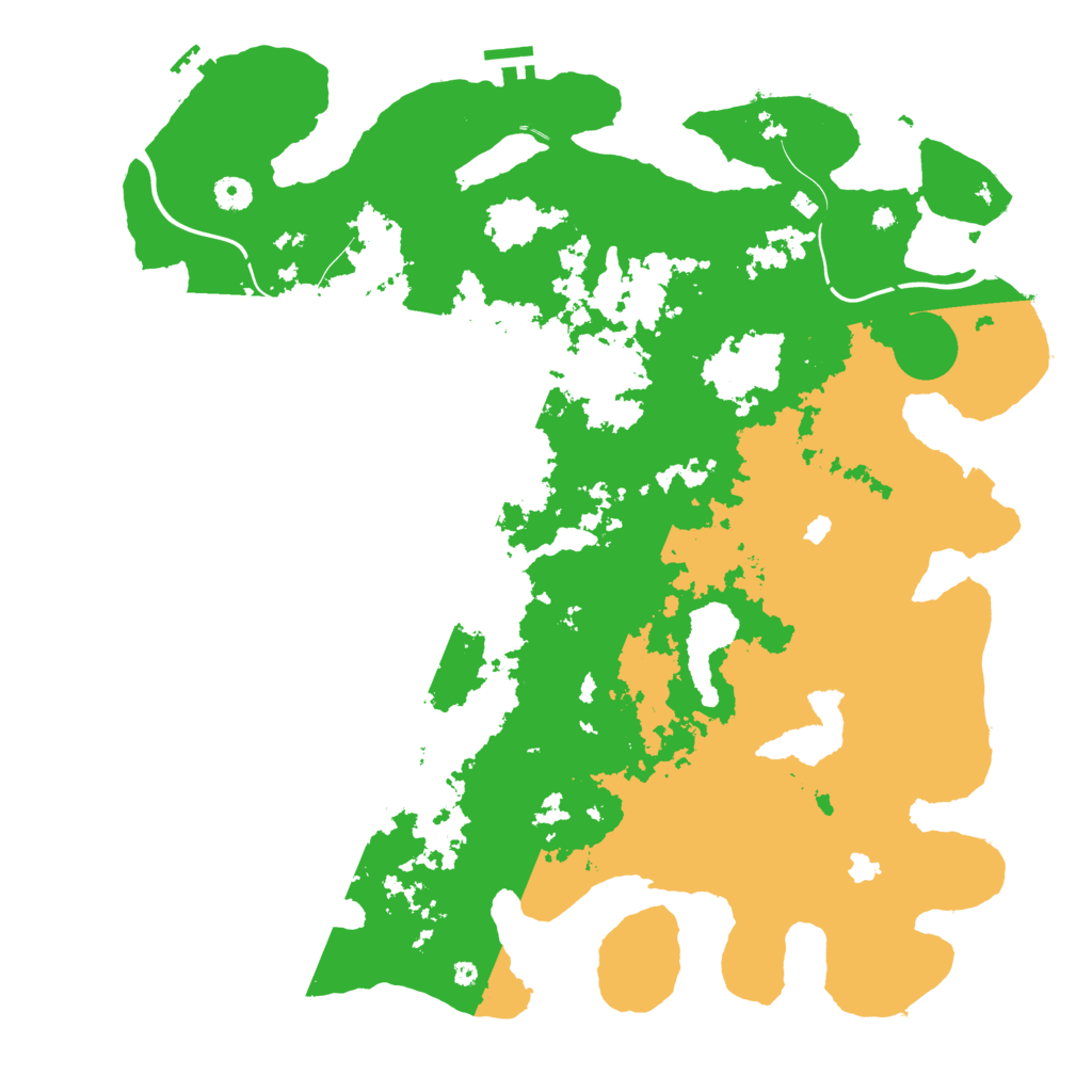 Biome Rust Map: Procedural Map, Size: 4500, Seed: 1171262346