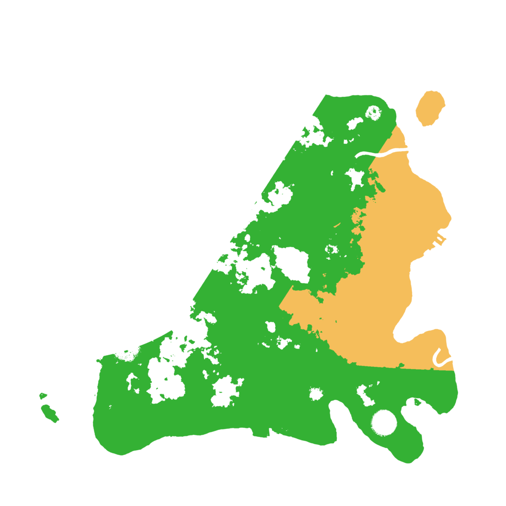 Biome Rust Map: Procedural Map, Size: 3500, Seed: 704080696