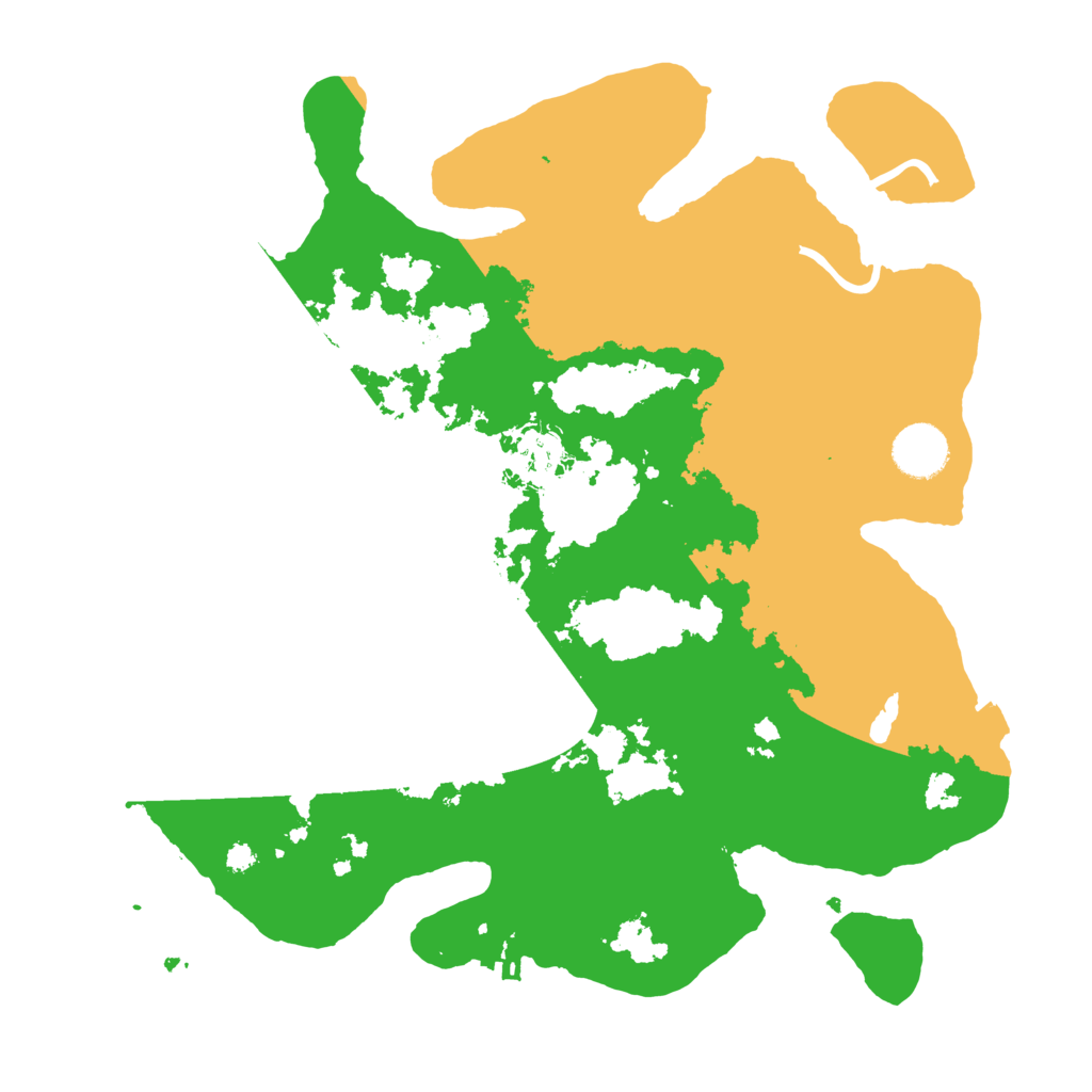 Biome Rust Map: Procedural Map, Size: 3500, Seed: 40108878