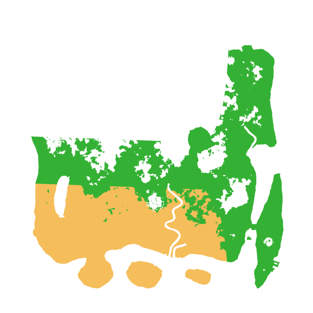 Biome Rust Map: Procedural Map, Size: 3600, Seed: 49472027