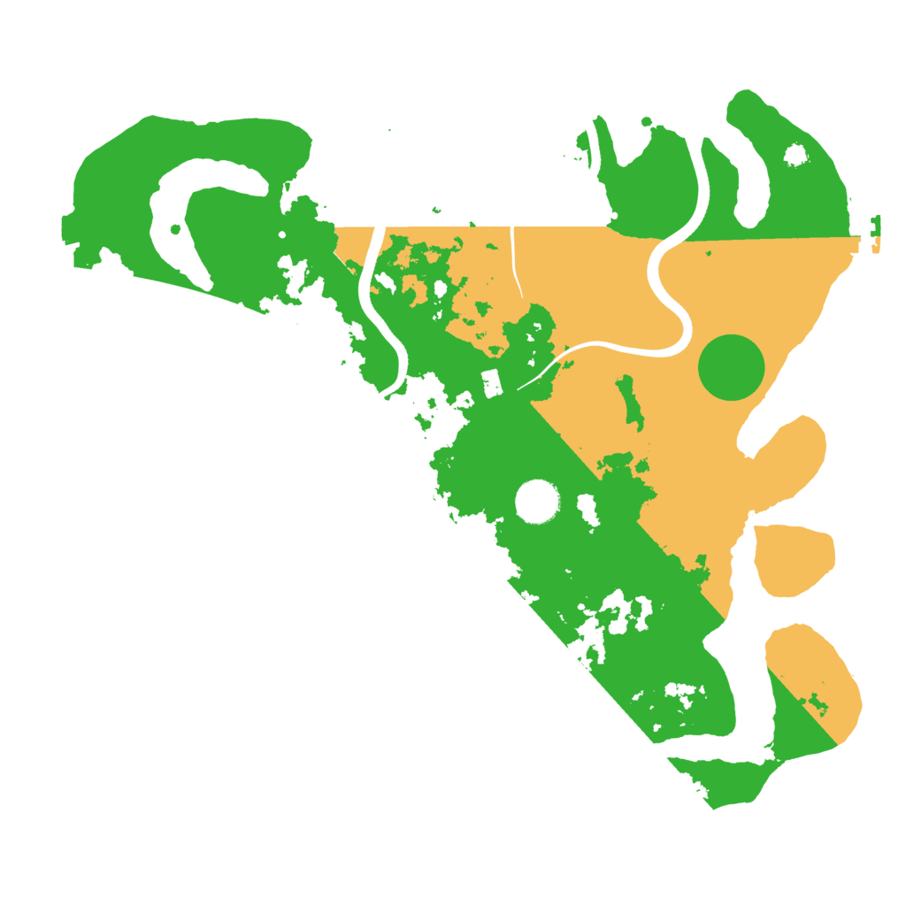Biome Rust Map: Procedural Map, Size: 3600, Seed: 37862338