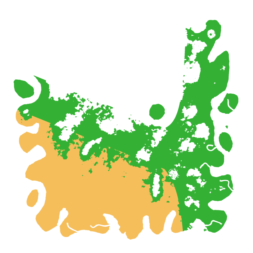 Biome Rust Map: Procedural Map, Size: 4500, Seed: 85899