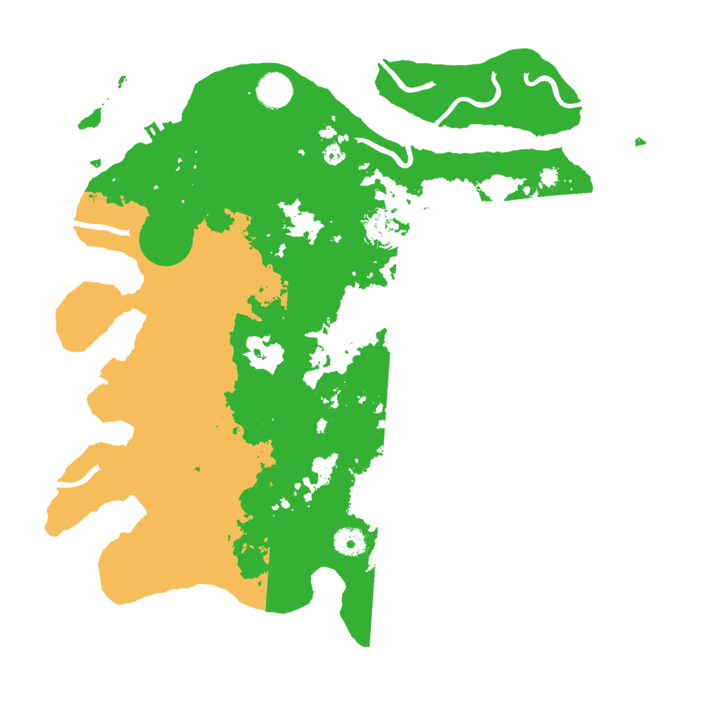 Biome Rust Map: Procedural Map, Size: 3500, Seed: 211880125