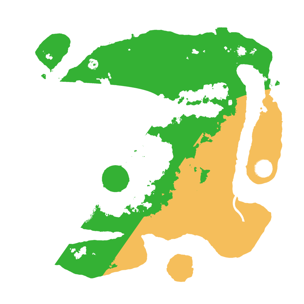 Biome Rust Map: Procedural Map, Size: 3000, Seed: 1274579129