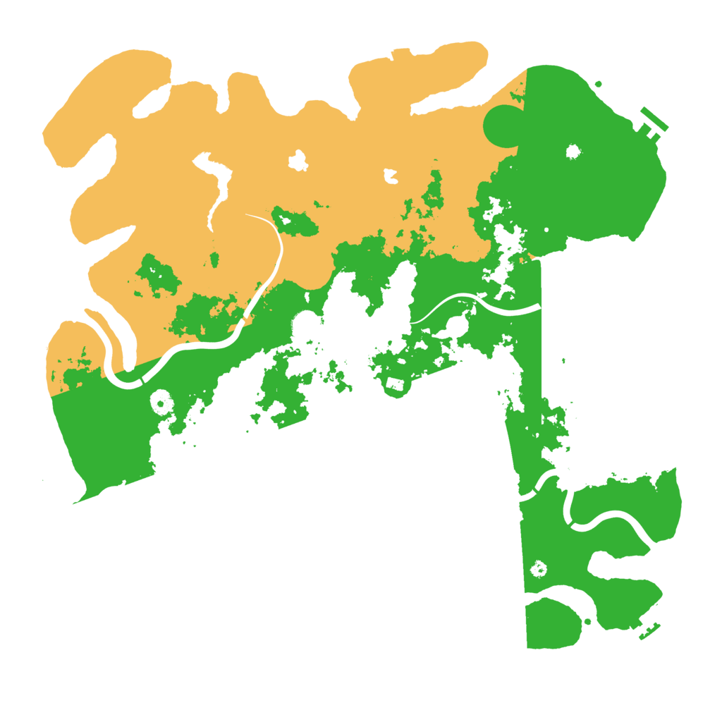 Biome Rust Map: Procedural Map, Size: 4500, Seed: 1965874381