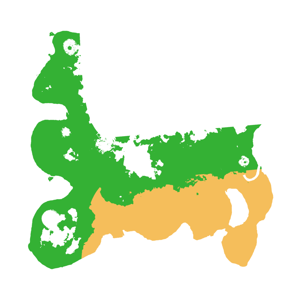 Biome Rust Map: Procedural Map, Size: 3000, Seed: 612372